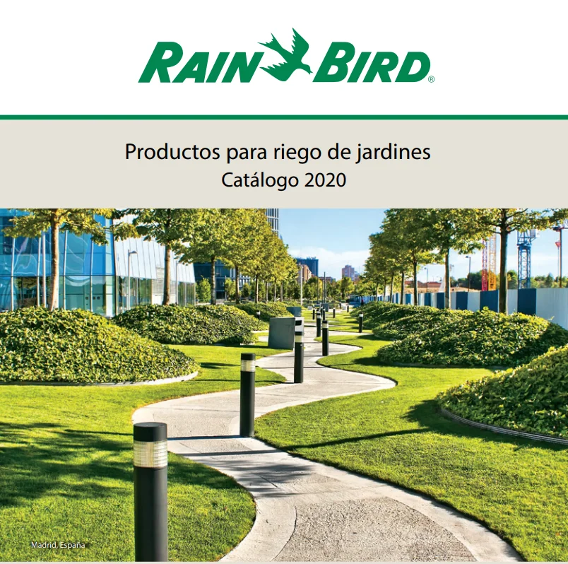 Portada del Catálogo de jardines Rain Bird