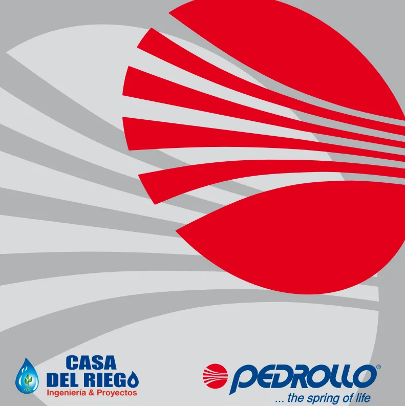 Portada del Catálogo general Pedrollo